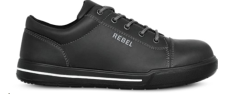 REBEL LO-TOP BLACK SHOE
