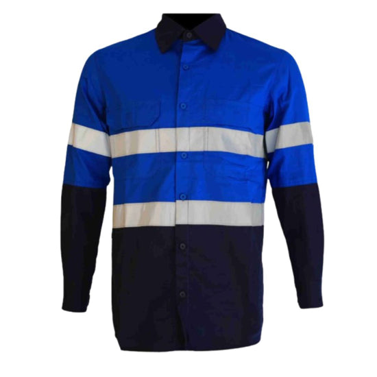 BELEGI HI VIZ VENTED L/S SHIRT COB/CHAR