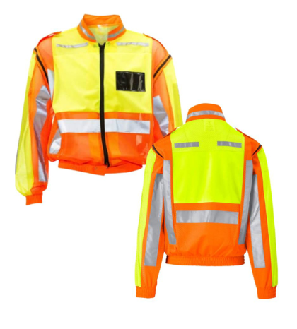 REFLECTIVE COLLAR JACKET L-SLEEVE