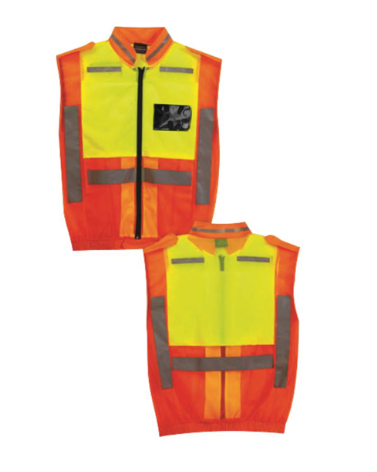 REFLECTIVE COLLAR JACKET S-SLEEVE
