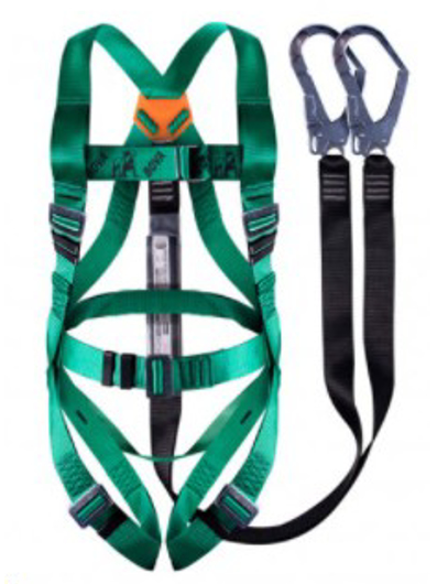 HARNESS BOVA BELTED DBL SCAFF HOOKS