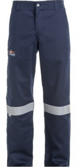 TROUSERS DROMEX FLAME/ACID NAVY