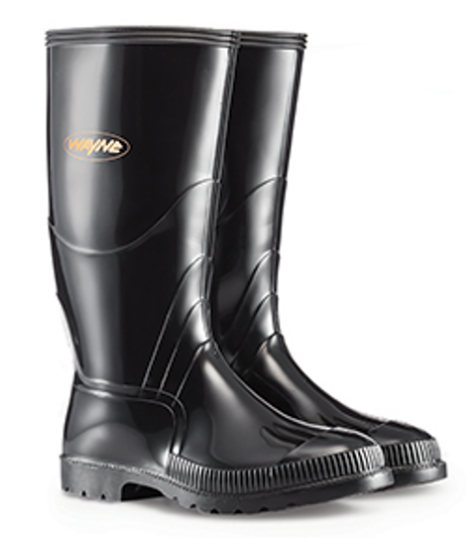 WAYNE 1040 GUMBOOT BLACK/BLACK